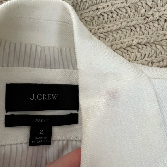 J. Crew Cream Blazer Jacket - Picture 4 of 9